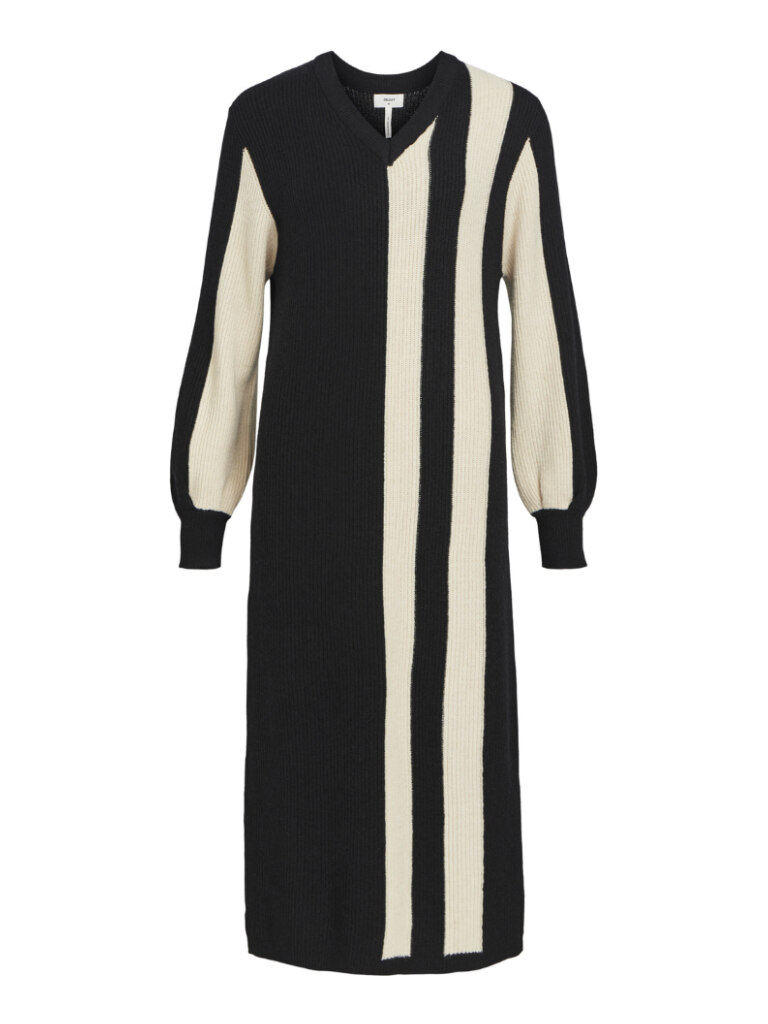 Object - 23035775 - OBJMALENA L_S KNIT DRESS NOOS