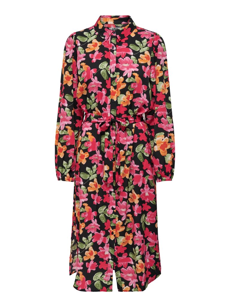Only - 15294908 - JDYROSIE L_S SHIRT MIDI DRESS WVN